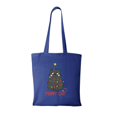 Merry Cat - Bevásárló táska kék ajándéktárgy