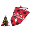 "Merry Christmas" karácsonyi kutyakendő, piros