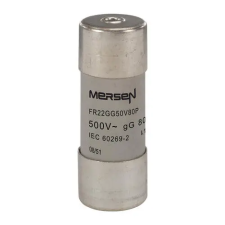 MERSEN F216159J FR22GG50V80P Kábel, - vezetékvédő cilinder biztosító betét 22x58 gG - 400-690VAC, kiütőszeges villanyszerelés