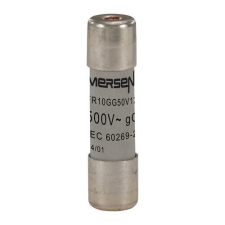 MERSEN H200751J FR10GG50V12I Kábel, - vezetékvédő cilinder biztosító betét 10x38 gG - 400/500VAC, kijelzős villanyszerelés