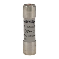 MERSEN T218195J FR10GG50V6I Kábel, - vezetékvédő cilinder biztosító betét 10x38 gG - 400/500VAC, kijelzős villanyszerelés