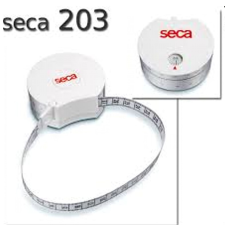 Mérõszalag kerület SECA 203 csípõ/derék arány értékkel mérleg