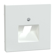  MERTEN Fedlap, 1xRJ45 aljzathoz, döntött, System-D, lótuszfehér MEG4521-6035 Schneider villanyszerelés