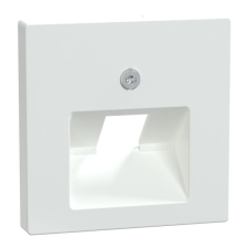  MERTEN Fedlap, 1xRJ45 aljzathoz, döntött, System-M, aktívfehér 296225 Schneider villanyszerelés