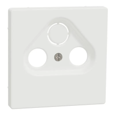  MERTEN Fedlap, 3 kimenetes antenna csatlakozóhoz, System-D, mattfehér MTN4123-6037 Schneider villanyszerelés