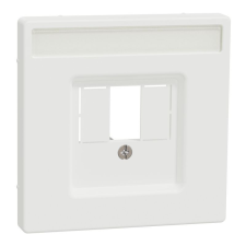  MERTEN Fedlap, többfunkciós, feliratozható, System-D, mattfehér MTN4250-6037 Schneider villanyszerelés