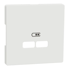  Merten Fedlap, USB töltőkhöz, System-D, mattfehér MTN4367-6037 Schneider villanyszerelés