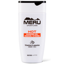 Meru Hot Medium/Strong melegítő gél - Gyömbér és Chili masszázsolaj és gél