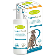 Mervue SuperCoat Dog szőr- és bőrkondicionáló olaj, étrendkiegészítő 150 ml vitamin, táplálékkiegészítő kutyáknak