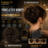 merystyle Lanor hajgumis póthaj konty - sötétbarna (Q5M2/33)