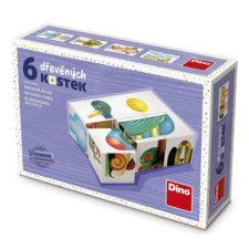  Mesekocka - fejlesztő játék, 6 db-os, kacsás kreatív és készségfejlesztő