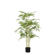  Mesterséges bambuszfa, valósághű design, tartós anyagok, 100 cm - 4 rúd dekoráció