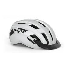 MET Allroad unisex MTB bukósisak, M-es méret (56-58 cm), matt fehér kerékpáros sisak