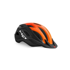 MET Crossover unisex MTB bukósisak, XL-es méret (60-64 cm), fekete-narancs kerékpáros sisak