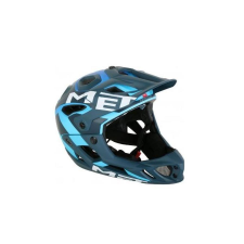 MET Parachute fullface enduro bukósisak M-es (56-58 cm), matt kék kerékpáros sisak