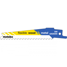 METABO 5 db kardfűrészlap &quot;flexible wood + metal&quot; 100 x 0,9 mm (628265000) fűrészlap