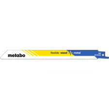 METABO 5 db kardfűrészlap &quot;flexible wood + metal&quot; 200 x 0,9 mm (631932000) fűrészlap