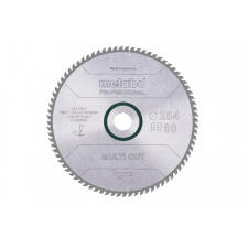 METABO Fűrészlap "multi cut - professional", 254x30, Z80 FZ/TZ, 5° (628093000) fűrészlap