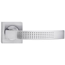 METAL-BUD ASTRA ajtóajtókilincs szögletes rozettás szálcsiszolt nikkel WC zár és alkatrészei