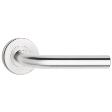 METAL-BUD DOMINO ajtóajtókilincs kerek rozettás rozsdamentes acél PZ zár és alkatrészei