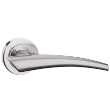 METAL-BUD IDEA ajtókilincs kerek rozettás szálcsiszolt nikkel PZ zár és alkatrészei