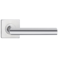 METAL-BUD LEDA ajtóajtókilincs négyzet alakú rozettás rozsdamentes acél WC zár és alkatrészei