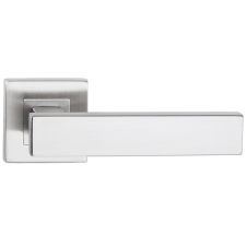 METAL-BUD ONYX ajtóajtókilincs négyzet alakú rozettás rozsdamentes acél PZ zár és alkatrészei