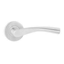 METAL-BUD ROMA ajtóajtókilincs kerek rozettás rozsdamentes acél PZ zár és alkatrészei