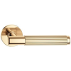 METAL-BUD TIME LINEAR ajtókilincs kerek rozettás R SLIM fényes sárgaréz - CORONA PREMIUM PZ