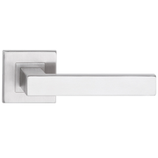 METAL-BUD TOPAZ ajtóajtókilincs négyzet alakú rozettás rozsdamentes acél WC zár és alkatrészei