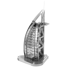 Metal Earth 3D puzzle Burj al Arab (ICONX) puzzle, kirakós