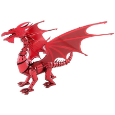 Metal Earth Vörös sárkány (ICONX) 3D puzzle puzzle, kirakós