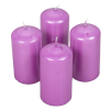  Metál henger gyertya 50x100mm ciklámen 4db/csom (db ár)