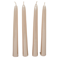  Metál spitz gyertya 195 mm homok 4db/csom (db ár) gyertya