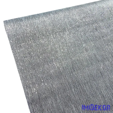  Metál vászon dekorációs anyag, asztali futó, 28cm x 5m - Ezüst dekorációs kellék