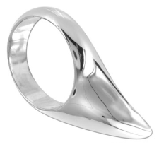  Metalhard vízcsepp kialakítású péniszgyűrű 50mm péniszgyűrű