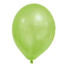 Metallic Green Pastel léggömb, lufi 8 db-os party kellék