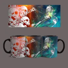  Metallica - James Hetfield bögre (Fekete) bögrék, csészék