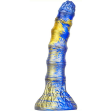 MetallicAnal Dildó Fantasy Bamspin 15 x 3.3cm kék-arany műpénisz, dildó