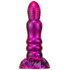 MetallicAnal Fantasy Peern – 17 cm-es prémium dildó lilában és feketében műpénisz, dildó