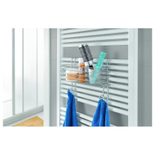 METALTEX MX403801 Radius törölköző tartó tárolóval fürdőszoba kiegészítő