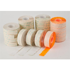  METO Árazógépszalag, 22x16 mm, METO, narancs információs címke