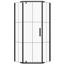 Metro szögletes nyílóajtós zuhanykabin zuhanytálca nélkül kád, zuhanykabin