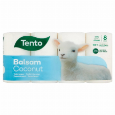 METSA TISSUE HUNGARY KFT Tento Balsam Coconut toalettpapír 3 rétegű 8 tekercs higiéniai papíráru