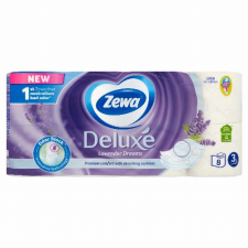 METSA TISSUE HUNGARY KFT Zewa Deluxe Lavender Dreams toalettpapír 3 rétegű 8 tekercs higiéniai papíráru