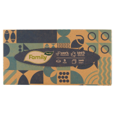 Metsa Tissue Slovakia Tento Family Papír zsebkendő 2rtg. 100db Dobozos higiéniai papíráru