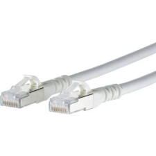Metz Connect RJ45 Hálózati csatlakozókábel, CAT 6A S/FTP [1x RJ45 dugó - 1x RJ45 dugó] 0,5 m, fehér BTR Netcom kábel és adapter