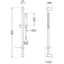 Mexen Alfa DF02 kád készlet, Arany - 745713DF02-50 fürdőkellék
