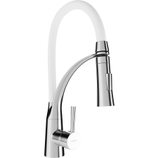 Mexen Aster  mosogató csaptelep  , króm/fehér- 73450-02 Konyhai csap csaptelep