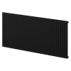 Mexen CH10 Higiéniai bordás radiátor 400 x 2000 mm, oldalirányú csatlakozás, 864 W, fekete - W410H-040-200-70